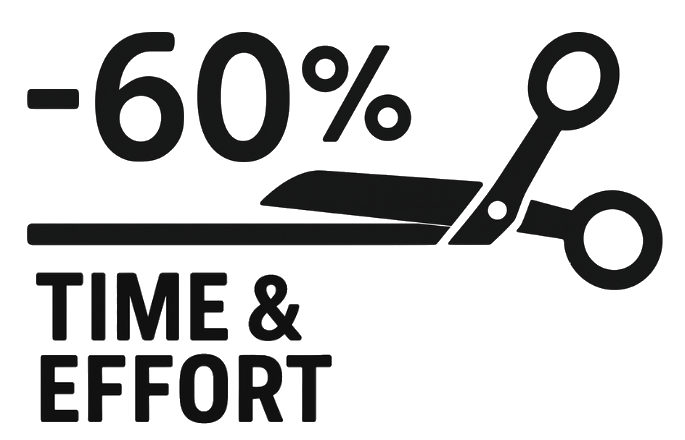 BUBBLEYE - 60% less effort!